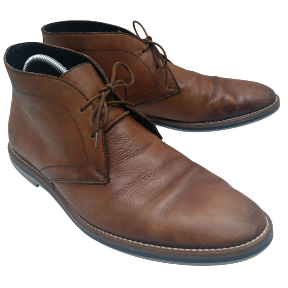 NEW‎ TO BOOT NEW YORK Waldorf Leather Chukka Boots (Size 10 M) - MSRP $350.00!